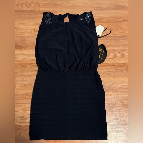 Navy dress-xscape - Picture 5 of 8